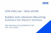 DTR VMS Ltd RIEG ATDM Rubber Anti-vibration … · Confidential and proprietary information of DTR VMS –Do not distribute or duplicate without the express written permission of