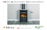 Heta Automatic Combustion - Heta A/S Supporthetasupport.dk/wp-content/uploads/2015/11/Quick... · Heta A/S strongly recommends that you do not change the settings on these two levels