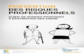 PRÉVENTION DES RISQUES PROFESSIONNELSnosobase.chu-lyon.fr/recommandations/synerpa/2011_EHPAD_Brochur… · Dans le secteur du BTP, ... de situer ces actions en les mesurant par rapport
