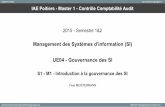 Management des Systèmes d’information (SI)ma-formation-informatique.fr/wp-content/uploads/2015/09/S1-M1... · DSCG UE5 : Management des SI - Master CCA Cogitem Formation yves.meistermann