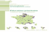 Éducation prioritaire - Le réseau de création et d ... · Tableau de bord national de l'éduc ation prioritaire 2012 - 2013 Durant l’année scolaire 2012 - 2013, 2 139 écoles