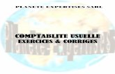 EXERCICE : 1 - planeteexpertises.complaneteexpertises.com/telechargement/comptabilite-usuelle... · EXERCICES & CORRIGES PLANETE EXPERTISES SARL . Page 2 sur 148 EXERCICE : 1 ...