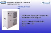 Présentation PowerPoint - Crea Technologie matériel …€¦ · PPT file · Web view2012-06-02 · MODELE PAC+ 08 Filières ... Bac STI 2D BTS Pompe à chaleur Airwell Ventilo-convecteur