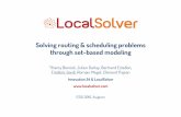 Innovation 24 & LocalSolver  · Innovation 24 & LocalSolver ESGI 2016, Avignon 1/18 LocalSolver . 2 28 Who we are Bouygues, one of the French largest corporation, €33 bn in revenues