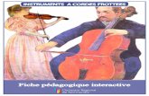 INSTRUMENTS A CORDES FROTTEES - … · Fiche pédagogique interactive. 2 . ... le chant du cygne dans Le Carnaval des Animaux. DE CAMP Joseph, La violoncelliste, 1908, Cincinnati