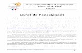 ‰valuation formative et diagnostique Niveau A1 du pedagogie-nord.ac-lille.fr/IMG/pdf/2014-evaluation-livret... 