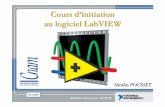 Cours Initiation Labview - cedricmarouze.free.frcedricmarouze.free.fr/.../NST101/Cours/CoursInitiationLabview.pdf · 2 Objectifs du cours • Présenter LabVIEW et ses fonctionnalités.