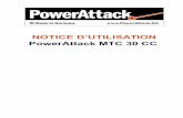 NOTICE D‘UTILISATION PowerAttack MTC 30 CC · sur des rouleurs le long d’une montée ou d’une descente. Avant d’utiliser le PowerAttack, veiller à disposer de ... [n°02]