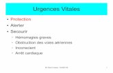 Urgences Vitales - CESU 04 · Urgences Vitales Protection ... 5 Compressions abdominales pour adultes/enfants (heimlich) Dr Yann Coulon - SAMU 04 32 Si femme enceinte, nourrisson