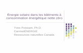Énergie solaire dans les bâtiments à consommation ...montreal.csc-dcc.ca/img/content/CSCMontreal/2015_Avr_YvesPoissant... · Une technologie de type mur rideau pourrait réduire
