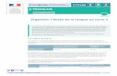 FRANÇAIS - ipefdakar.org · CYCLE DES APPRENTISSAGES FONDAMENTAUX (CYCLE 2) CYCLE DE CONSOLIDATION (CYCLE 3) FRANÇAIS (DURÉE HEBDOMADAIRE) ... rythmes scolaires. ... • et au