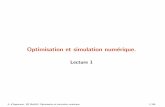 Optimisation et simulation num erique. - WebHomeaspremon/PDF/MathSV1.pdf · M2 MathSV: Optimisation et simulation num erique. 32/106. Polyhedra solution set of nitely many linear