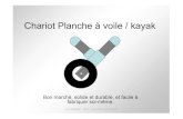 Chariot Planche à voile / kayakaramis.pagesperso-orange.fr/divers/Chariot_Planche_a_Voile_Kayak.pdf · Chariot Planche à voile / kayak Bon marché, ... •Il n’y a pas de seconde