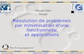 Résolution de problèmes par minimisation d'une ...calamar.univ-ag.fr/uag/ufrsen/coursenligne/vpage/new_site/cours/... · Pourquoi ne pas prendre m_I^2 m_O^2 ??? Ou ... une cible