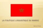 La politique linguistique du Maroc - …p0.storage.canalblog.com/01/00/1103000/110439265.pdf · militaire du la zone centrale par les Français et dans territoires du nord et du sud
