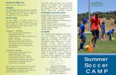Soccer CAMP - Al Akhawayn University in Ifrane - home · formulaire d’inscription et le formulaire ... reçue du paiement du « Business ... sportif de l’université Al Akhawayn.