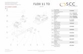 FLEXI 11 TD - scc-aircompressors.com fileErsatzteilliste Schraubenkompressor Spare parts list screw compressor Liste de pièces détachées compresseur à vis S/N: 20160000- 20169999