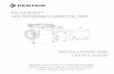 HIGH PERFORMANCE COMMERCIAL PUMP - … · Commercial pools and spas constructed prior to December 19, 2008, with a single submerged suction outlet shall use a suction outlet cover