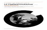 5 JUIN - 22 JUILLET 2015 LE CINÉMATOGRAPHElecinematographe.lilabox.org/lecinematographe/programme/... · de confier au maître du genre, Ennio Morricone, le soin d'orchestrer ses