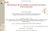 Sémiotique de la Culture et Communicationsemioweb.msh-paris.fr/escom/ressources_enligne/... · de la problématique sémiotique plus générale de la communication, à savoir celle