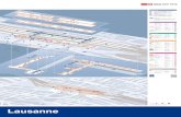 Plan de gare Lausanne (Affiche) - sbb.ch · service-pyjama Services Espace de vente voyageurs CFF Niveau Ville Est B4 Billets d’événement CFF ... Plan de gare Lausanne (Affiche)