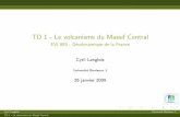 TD 1 - Le volcanisme du Massif Central - EVI 883 ...masterbgstu1.free.fr/IMG/pdf/EVI883-TD1_MassifCentral.pdf · Evolutions dans le diagramme de Streckeisen La divergence des evolutions