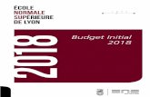 Rapport de présentation du Budget Initial - ens-lyon.fr PJ_0.pdf · Rapport de présentation du Budget Initial 2018 4 sur 94 4 4 En ce qui concerne la budgétisation des dépenses