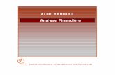 AIDE MEMOIREd1n7iqsz6ob2ad.cloudfront.net/document/pdf/537f803064b28.pdf · 2014-05-23 · AIDE MEMOIRE Analyse Financière ... Etats Financiers ... financiers, et l ...
