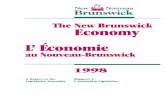 The New Brunswick Economy L’ Économie · The New Brunswick Economy L’ Économie au Nouveau-Brunswick ... 12,985.0 2.0 3.8 ... le secteur du tourisme ont atteint un niveau record.