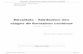 Résultats - Attribution des stages de formation continue25.snuipp.fr/IMG/article_PDF/article_494.pdf · Résultats - Attribution des stages de formation continue Attributions des