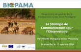 La Stratégie de Communication pour - International …cmsdata.iucn.org/downloads/strategie_de_communication_pour_l... · Programme de gestion de la Biodiversité et des Aires Protégées