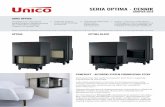 SERIA OPTIMA - unico-kominki.com · Zabezpieczenie termiczne chłodnicy: 220 zł netto Ceny wkładów serii Nemo zawierają cenę wężownicy schładzającej (do układów zamkniętych).