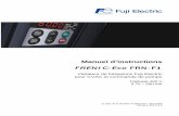 FRENIC-Eco FRN-F1 · Notez que ce guide de démarrage doit vous permettre de vous familiariser avec les fonctions principales ; il doit de ... • Profibus DP Interface Card “OPC-F1-PDP”