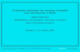 Traitement statistique des donn´ees d’enquˆete avec …mephisto.unige.ch/pub/bamako/doc/bamako_transp.pdf · 1 Objectifs 1.Savoir g´erer (importer, exporter, recoder, transformer,
