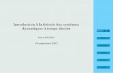 Introduction à la théorie des systèmes dynamiques à …daniel.galvao.free.fr/Systemes dynamiques 2003/sysdyn_pdfscreen.pdf · 2 Dynamique de l’application de décalage sur l’ensemble
