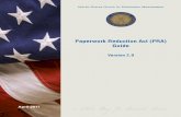 Paperwork Reduction Act (PRA) Guide - opm.gov · paperwork reduction act (pra) guide 4/27/2011 appendix e: sample 30-day federal register notice ..... 23 appendix f: sample emergency