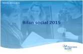 Bilan social 2015 - cpam67.net · Bilan social 2015 - Période 2012 à 2014 . 3 . La structure de l’emploi . Bilan social 2015 . 1. Les effectifs ... d’octobre 2014, la variation