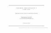 CHIMIE ORGANIQUE I COR 300cours-examens.org/images/An_2017_1/Etudes_superieures/...2.3.1 Analyse conformationnelle du cyclohexane ..... 9 2.3.2 Analyse conformationnelle du cyclohexène