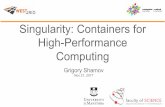 Singularity: Containers for High-Performance Computing singularity Nov21.pdf  Singularity: Containers