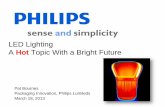 LED Lighting A Hot Topic With a Bright Future - …meptec.org/Resources/5 - Philips Lumileds.pdf · LED Lighting A Hot Topic With a Bright Future . ... Overview of LED Market - LED