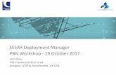 SESAR Deployment Manager PBN Workshop - 19 … · SESAR Deployment Manager PBN Workshop - 19 October 2017. ... complex PBN from Part-SPA has made ... A working assumption that the