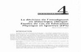 La décision de l'enseignant en didactique clinique. …eroditi.free.fr/Enseignement/DDM_M1_S2/09 Carnus 2009 - La decision... · La décision de l'enseignant en didactique clinique.