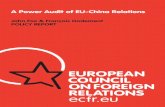A Power Audit of EU-China Relations · John Fox & François Godement POLICY REPORT A Power Audit of EU-China Relations