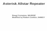 Asterisk Allstar Repeater - HARC Home · Asterisk Allstar Radio VOIP. CODECS. A codec is a device or computer program capable of encoding G726aa modified G726a 48Khz sample rate
