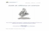Guide de référence en sciences - umoncton.ca · Dictionnaire des racines scientifiques REF 501.42 C134d 1965 ex.1 Dictionnaire scientifique anglais-français REF 503 B536d 2000