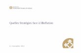 Quelles Stratégies face à l Inflation - CONINCO … · L'inflation et la croissance économique sont les deux facteurs macro-économiques qui influencent ... base monétaire (M0),