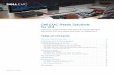 Dell EMC Ready Solutions for VDI · Solution overview Dell EMC Ready Solutions for VDI Enhance productivity with secure virtual desktop solutions that are quick and easy to implement