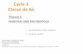 Cycle 3 Classe de 6è - Académie de Poitiersww2.ac-poitiers.fr/hist_geo/IMG/pdf/habiter_une_metropole_9.pdf · Cycle 3 Classe de 6è Thème 1 HABITER UNE METROPOLE Les métropoles