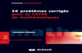 François pour le CAPES de mathématiques - Decitre.fr · L2 et CAPES de mathématiques supérie u r L MD problèmes corrigés François Cottet-Emard 36 problèmes corrigés ... Physique