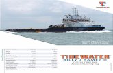 BILLY J RAMEY II - Tidewater · YUEXIN 7,080 BHP Anchor Handling Tug BILLY J RAMEY II Length, Overall: 212.6 ft 64.8 m Beam: 52.5 ft 16 m Depth: 19 ft 5.8 m Maximum Draft: 16.1 ft